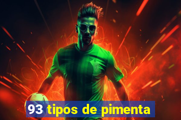 93 tipos de pimenta